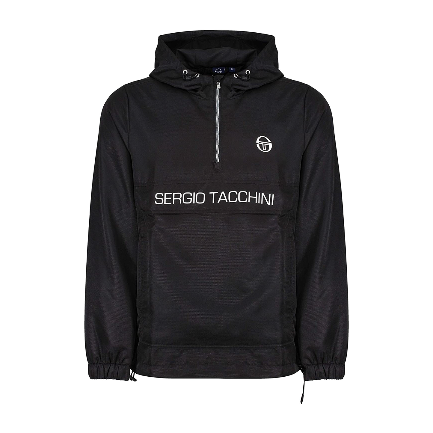 Sergio Tacchini Quarter-Zip Windbreaker ‘Black‘