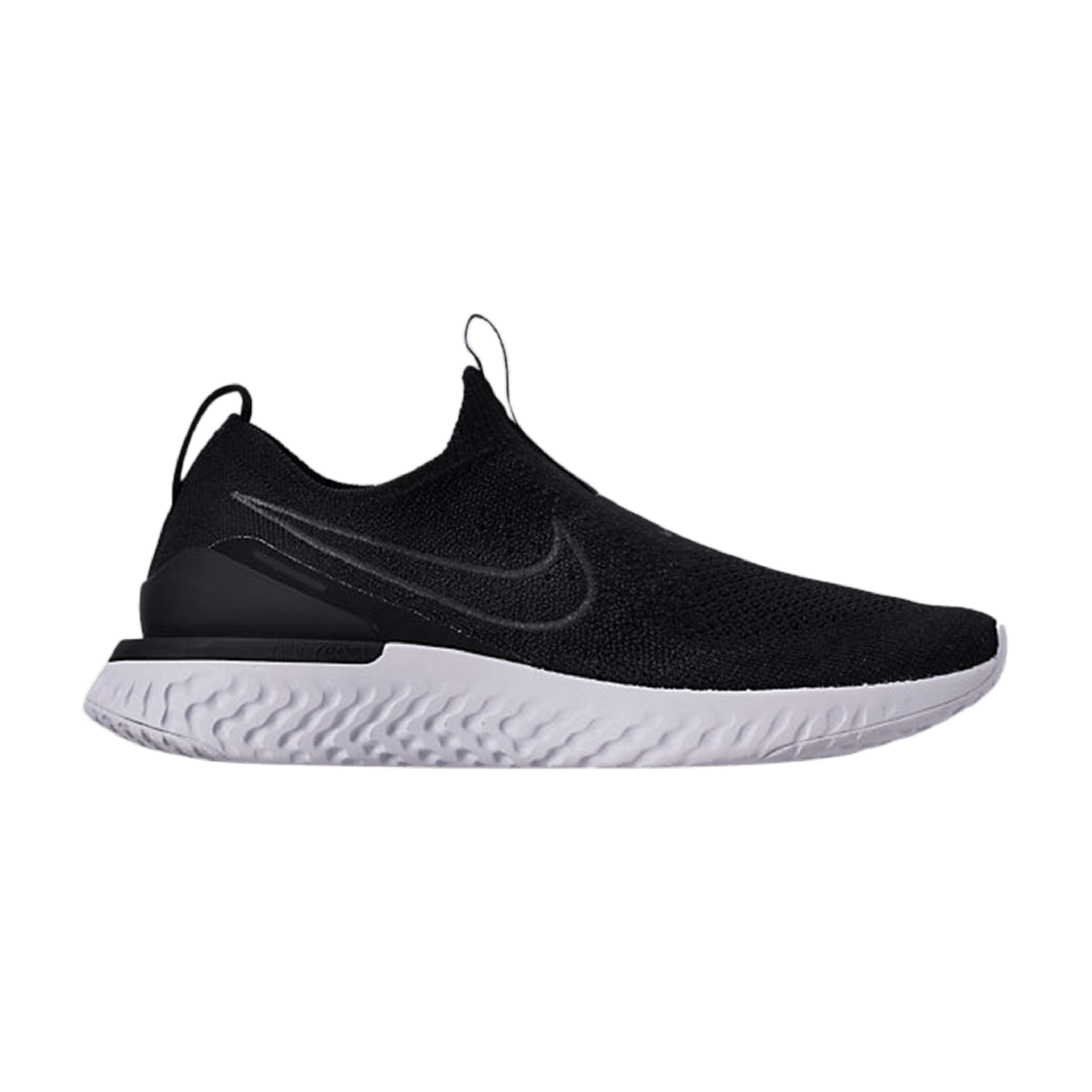 Nike Epic Phantom React Flyknit Black White TRAQSUIT