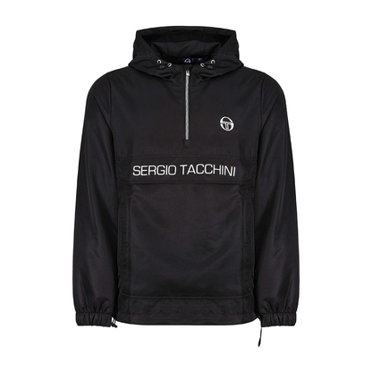 Sergio Tacchini Quarter-Zip Windbreaker ‘Black‘