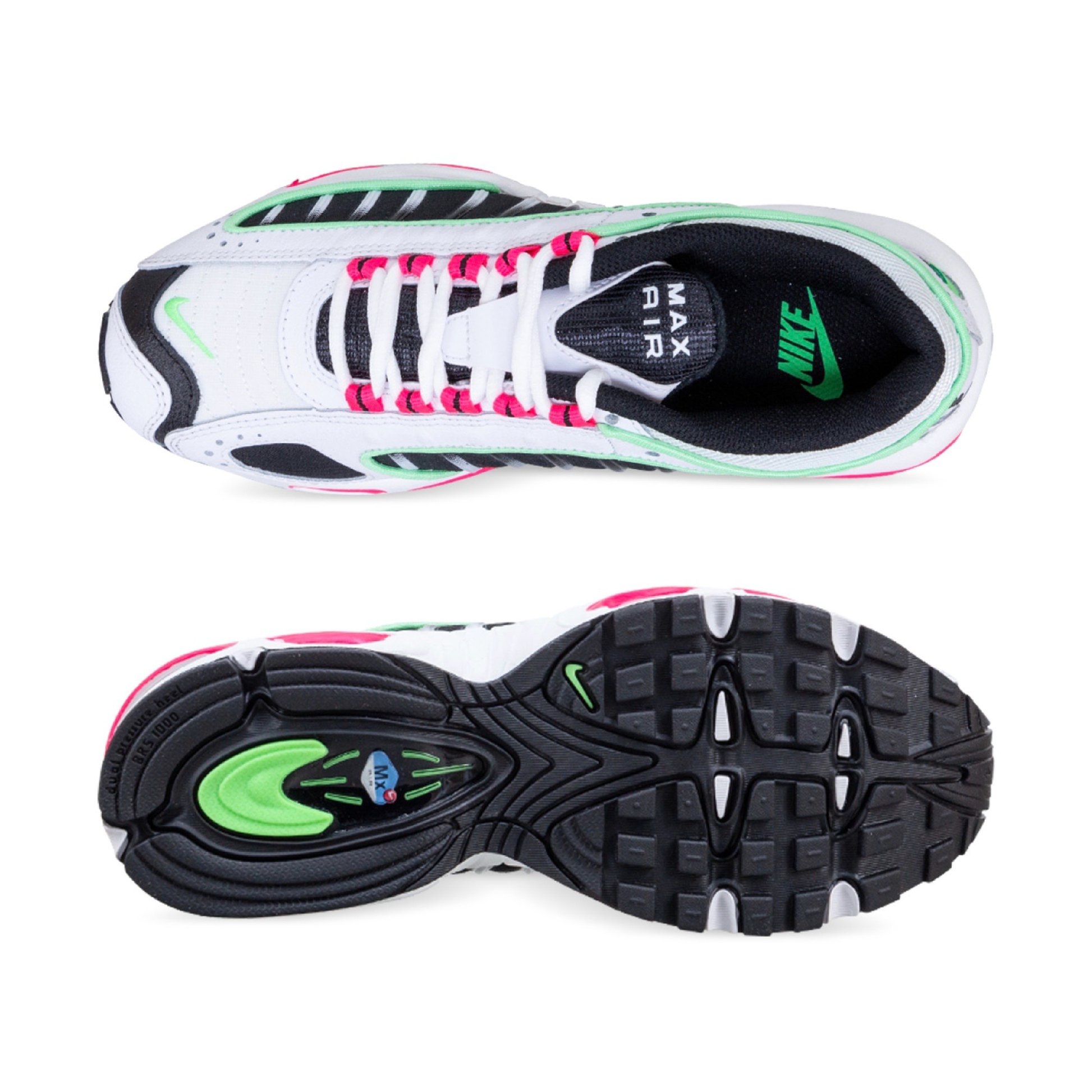 Green and pink shoe illusion online